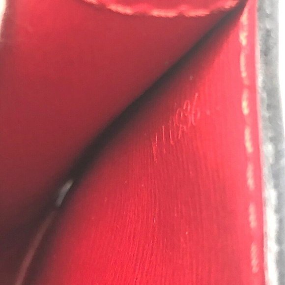 LOUIS VUITTON M52607 Epi Pochette Ceinture Tilsit Pouch only Bag Red - Picture 11 of 12